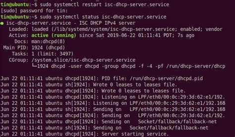 ubuntu restart dhcp client